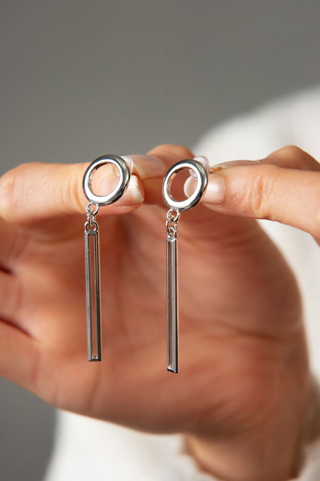 Heliophilia Silver Pendientes CKP9067 Multicolor de Metal Heliophilia Silver Pendientes CKP9067 Multicolor de Metal